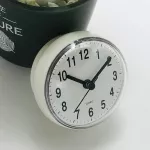 ห้องน้ำนาฬิกาแขวนขนาดเล็กป้องกันหมอกนาฬิกาควอทซ์กันน้ำในครัวนาฬิกาตั้งโต๊ะขนาดเล็ก 7cm TH34059