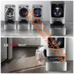 LG, Top Load Washing Machine T2735NTWV.ASSPGST3.5 kg Slim Inveter DD, 3motiondirectdrive washing system ride RPM700RPM washing tank