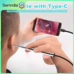 Serindia 3.9 mm. Small medical endoscopy camera. Camera check camera USB waterproof for Android OTG PC. Borescope nose ear.