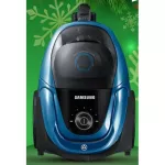 Samsung, 1,800 watts of box vacuum cleaners, VC18M3150VU/ST, preventing clogging due to 2 liters of dust storage box.