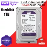 WD Purple 1TB 3.5" Harddisk for CCTV - WD10PURZ  สีม่วง