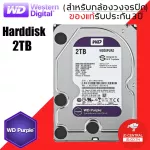 WD Purple 2TB 3.5" Harddisk for CCTV - WD20PURZ  สีม่วง
