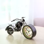 Retro motorcycle clock Creative home decorations, metal watches, crafts, TH34186