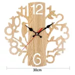 นาฬิกาแขวนผนังทรงกลมสไตล์ยุโรปย้อนยุคนาฬิกาแขวนห้องนั่งเล่นในบ้านนาฬิกาตกแต่งบาร์ TH34195