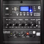 BIK : USK-15V-BT by Millionhead (ชุดเครื่องเสียงเคลื่อนที่ แบบลากจูง 15 นิ้ว 450 วัตต์ รองรับ Bluetooth พร้อมไมค์ลอย VHF 2 ตัว)