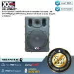 XXL Power Sound: UB-208/BT by Millionhead (8-inch speaker cabinet with amplifier amplifier 150 watts per USB to play mp3 display LCD)