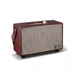 ลำโพงบลูทูธ QIXI รุ่น SK-2025 ลำโพงไร้สาย Speaker Bluetooth Wireless ลำโพง แบตเตอรี่ชาร์จไฟได้ในตัว ดีไซส์วินเทจ เบา พร้อมสายหิ้ว