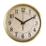 หน้าแรกสร้างสรรค์นาฬิกาแขวนห้องนั่งเล่นชุบทองแฟชั่นนาฬิกาแขวนโลหะเงียบนาฬิกาควอทซ์ TH34134