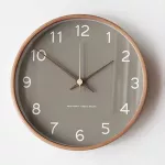 นาฬิกาแขวนไม้สไตล์นอร์ดิกห้องนั่งเล่นห้องนอนบ้านสไตล์จีนนาฬิกาแฟชั่นนาฬิกาแขวน TH34163