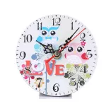 Round table watch, owl style, simple personality, creative table clock TH34171