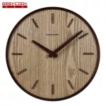 A 12 -inch three -dimensional wooden clock with Chinese style wooden watches Th34191