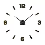 ขนาดใหญ่ ขนาด สร้างสรรค์ DIY สติกเกอร์ติดผนังห้องนั่งเล่นนาฬิกานาฬิกาควอตซ์นาฬิกาแขวนดิจิตอล TH34238