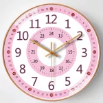 12 inches, 30 cm. Simple house clock, bedroom, decorated, creative clock, cute TH34250