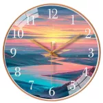 12 นิ้ว 30 ซม. นาฬิกาแขวนสร้างสรรค์นาฬิกานอร์ดิกห้องนอนห้องนั่งเล่นเงียบนาฬิกาควอทซ์ TH34263
