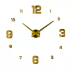 นาฬิกาห้องนั่งเล่นสร้างสรรค์ที่เรียบง่ายนอร์ดิก 3D นาฬิกาแขวน DIY นาฬิกาแขวนขนาดใหญ่ TH34269