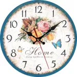 European creative wooden watches, living room, bedroom, decorative clock, round clock TH34193
