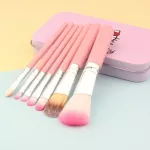 7 pieces of makeup brush set with a box, mixed pattern, makeup brush, cheek brush, make -up brush