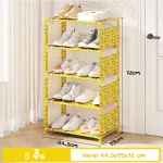 The duck shoe shelf has 4 and 5 layers of multi -purpose shelf. Shoe storage equipment Stainless steel shoe rack