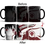 New 350ml Gold Naruto Coffee Mug Creative Changing Mug Novelty Ceramic Anime Cups And Mugs Xmas New Year S For Friends