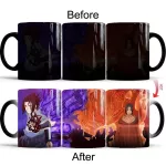 350ml Naruto VS Itachi Mug Color Changing Mugs Creative Heat Reveal Magic Ceramic Coffee Tea Cup for Boy