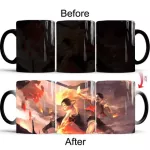 1pcs New 350ml Creative One Piece Magic Mug Coffee Mug Color Changing Mug Tea Cup Anime Cartoon Novelty Birthday Party