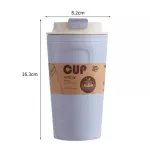 420ml Portable Practical Reusable Bamboo Fiber Coffee Cups Eco Friendly Solid Travel Car Mugs Useful Outdoor