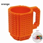 350ml DIY Assembled Puzzle Color Milk Cup Creative Cup