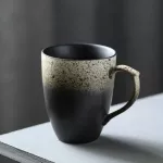 Handmade Mug Gradient Coffee Mug Vintage Style Coffee Tea Cup Big Porcelain Cups And Mugs For Milk Tea Drinkware 320ml