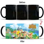 New Creative Animal Crossing Changing Mug Ceramic Thermal Coffee Cup Breakfast Milk Cup Birthday Coffee Mugs Creative