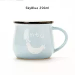 Zakka Retro Ceramic Cup Creative European Style Breakfast Enamel Milk CUPS CUPS MUGS Animal Picture Coffee Cup Cute S