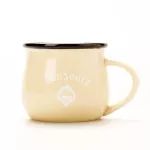 High Quality Cute Mug Retro Creative Enamel Cup Bely Milk Breakfast Coffee Tea Lovely Ceramic