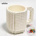 Diy Creative Mug Travel Cup 350ml Lego Mug Mixing Cup Dinnerware Set For Child Kids Adult Cutlery Coffee Cup Mug Lego Cup
