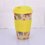 300ml 450ml 500ml Coffee Mug Bamboo Cup Outdoor Travel Mug Cup Portable Milk Cup With Cover Office Mug