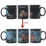 Anime Coffee Mugs Color Changing Tea Cups Funny Magic Mark Drinkware