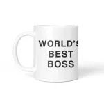 1pcs 350ml Dunder The Office-World Best Boss Coffe Cups Mugs 11 Oz Funny Ceramic Tea Milk Cocoa Mug Office