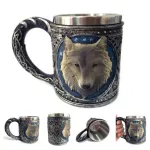 Retro Cup Skull Mug Espresso Coffee Cup Set Handmade Beer Mug Tea Glass Whiskey Glass Cups Tea Mug Drinkware Adamite