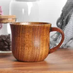 Natural Wooden Cup Wood Coffee Tea Beer Juice Milk Water Mug Handmade Water Mug Barware For Beer In Home