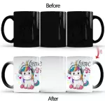 New 350ml Magic Cartoon Unicorn Mug Heat Sensitive Color Change Coffee Milk Tea Mug Cup Best S For Friends