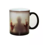 New Heat Changing Color Walking Dead Cup Cup Coffee Sensitive Magic Creative Halloween Hot