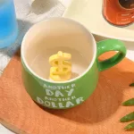 350ml Creative Cartoon Ceramic Mugs Cute Animal Plant Coffee Milk Tea Breakfast Cup Novelty Mugs