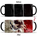 1pcs New 350ml Animation Fairy Tail Cold And Hot Water Color Changing Mug Ceramic Milk Coffee Cup S For Friends