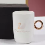 Couple Ring Cup Creative Ring Water Cup 350ml Coffee Cup Wedding