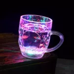 Creative Induction Luminous Beer Cup Led Mug Wine Light Cup Present Wedding Bar Celebration Props Glowing Toys