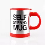 Automatic Electric Lazy Self Stirring Mug Cup Coffee Milk Mixing 400ml Mugs Smart Stainless Steel Juice Mix Cup Drinkware