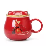 300ml Creative China Classical Style Ceramic Tea China Culture Office Cup Filter Tea Cup with Cute Cat Tea MUG