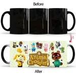 New Creative Animal Crossing Color Changing Mug Ceramic Thermal Coffee Cup Birthday Coffee Mugs Creative