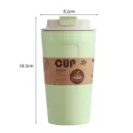 420ml Insulation Portable Outdoor Practical Reusable Bamboo Fiber Coffee Cups Eco Friendly Car Mugs Mug Leakproof
