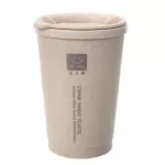 280ml Double-Wall Insule Wheat Fiber Straw Cup Travel Mug Leakproof