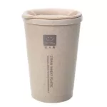 280ml Double-Wall Insulation Wheat Fiber Straw Cup Travel Mug Leakproof