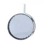 RRS Ceramic glass with a lid 450 ml. Flamingo pattern